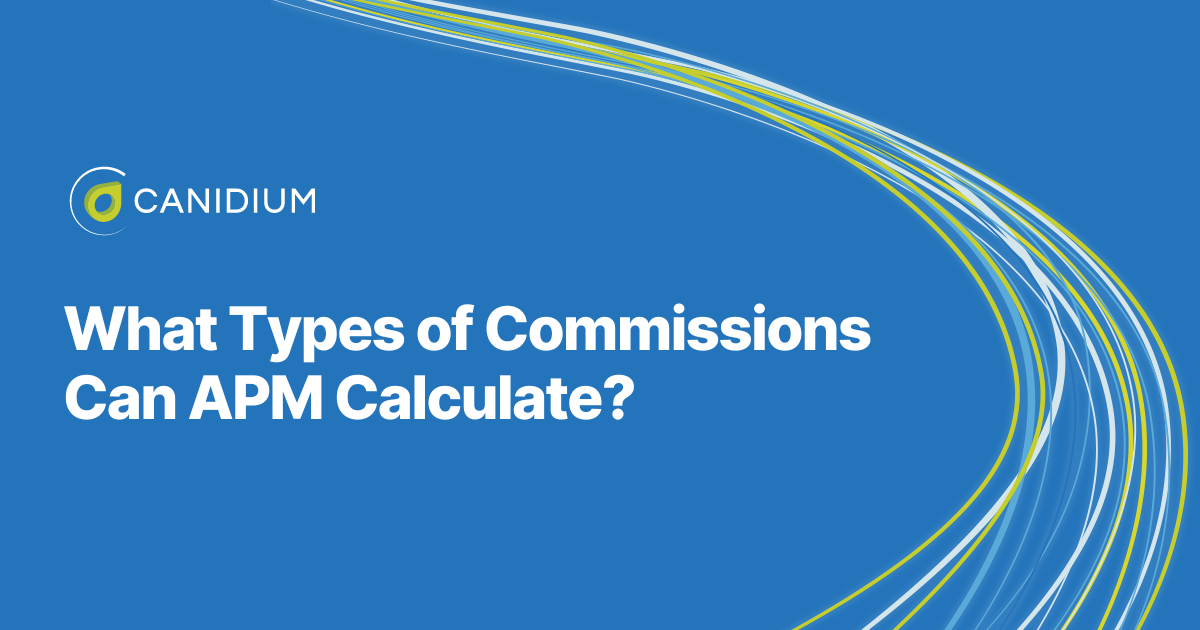 What Types of Commissions Can APM Calculate?