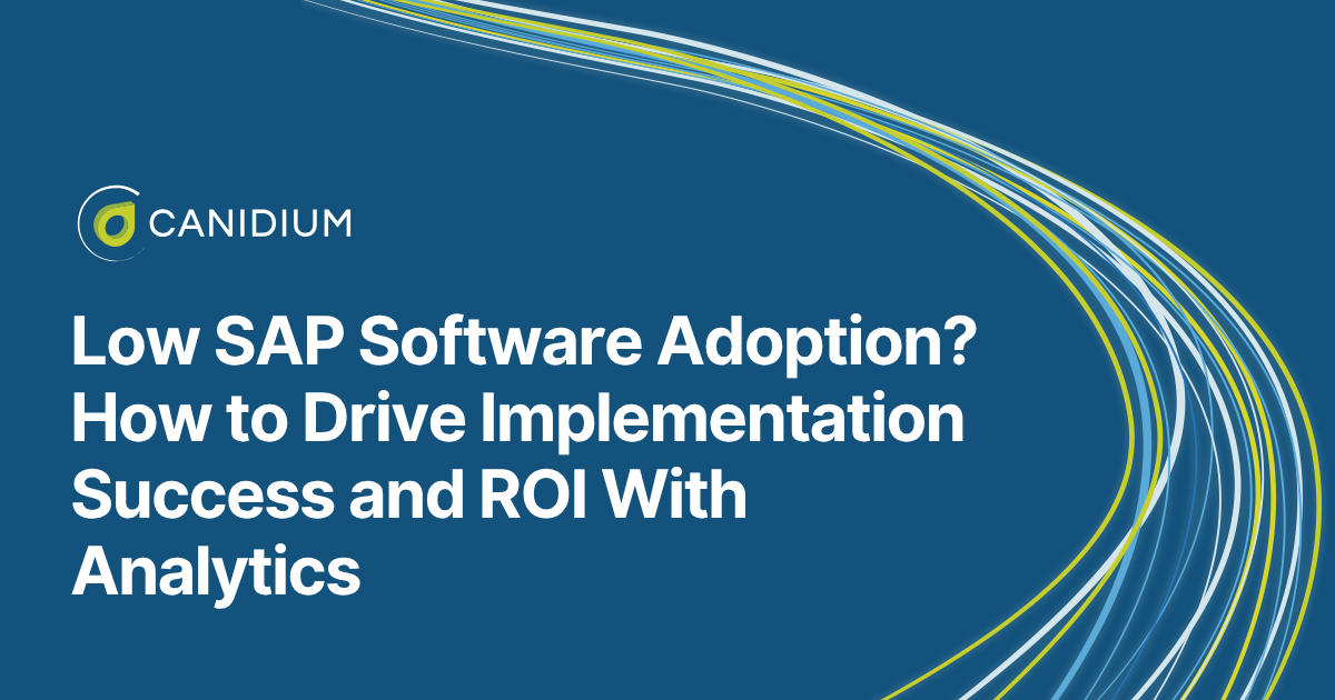 Low SAP Software Adoption? How to Drive Implementation Success and ROI With Analytics